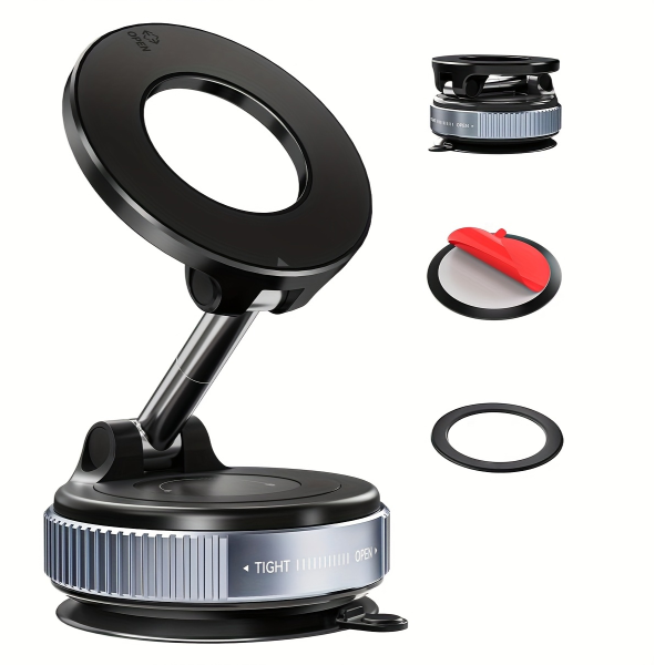Vacuum Magnetic Suction Cup Phone Holder