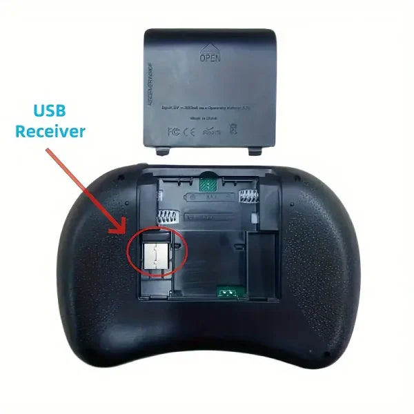 i8 Mini Wireless Keyboard – 2.4G, Touchpad, 7-Color Backlight, Plug & Play