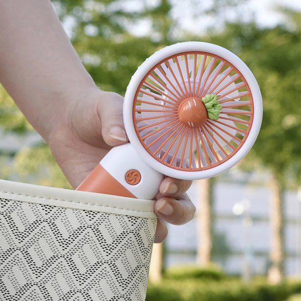 Mini Fruit Cartoon Fan – Portable Handheld