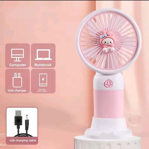 Mini Fruit Cartoon Fan – Portable Handheld
