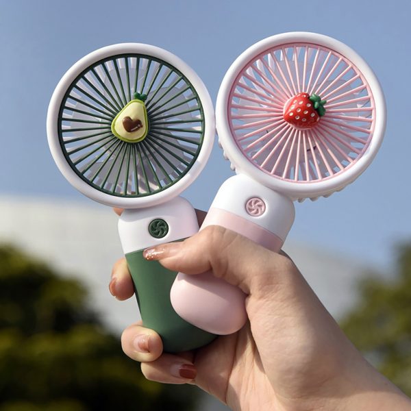 Mini Fruit Cartoon Fan – Portable Handheld