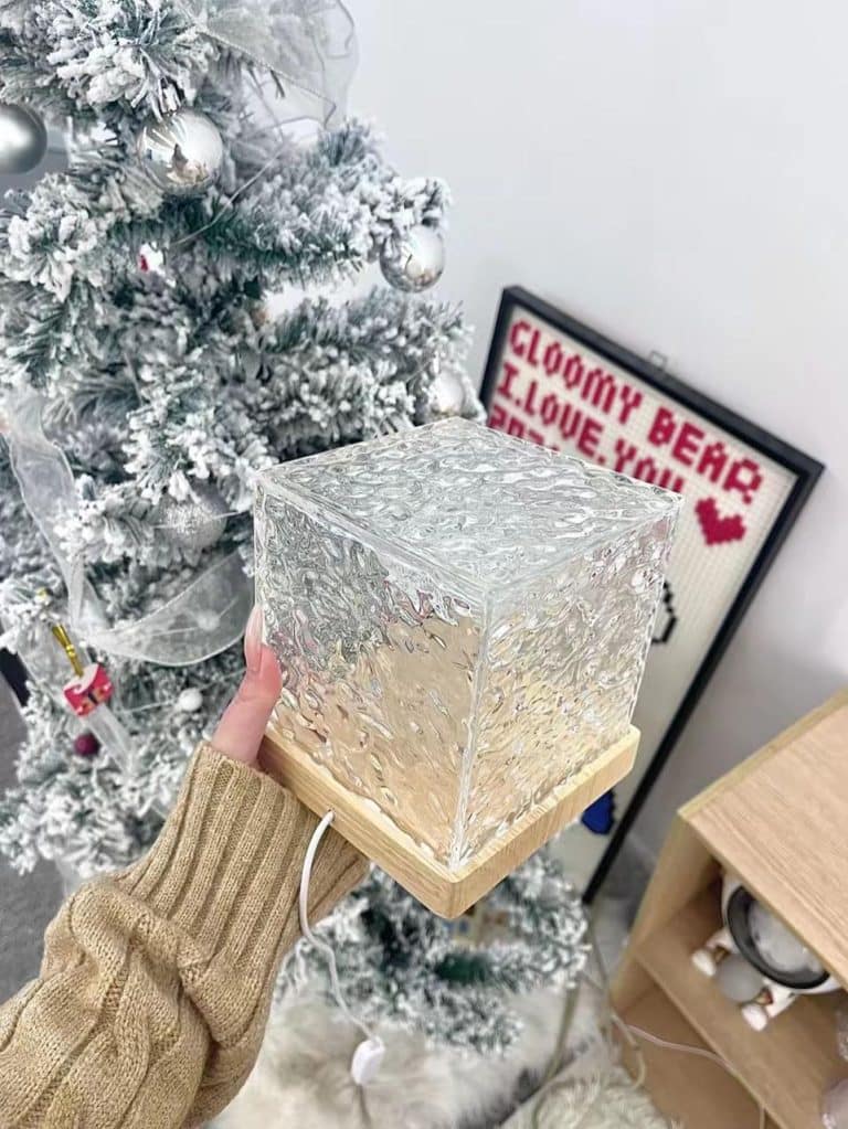 Crystal Lamp Water Ripple Night Lamp