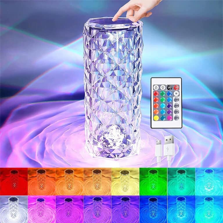 16 Color Daimond Crystal Lamp With Remote LED Crystal Table Lamps