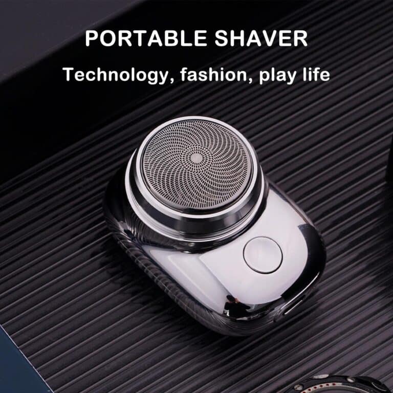 Mini Shave Portable Shaver Wet and Dry Men Is USB Rechargeable Shaver.