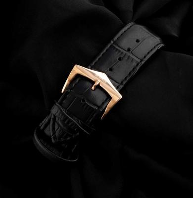 Men's Leather Square Watch with Quartz Movement - 1 Pc Chronograph, Water Resistant