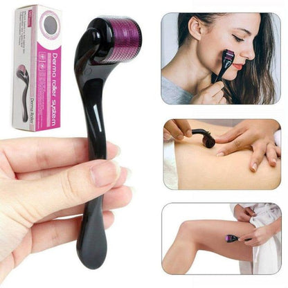 Combo Pack Marble Jade Roller With Stone Marble | Ice Roller Facial Massage | Derma Roller [pack Of 3]