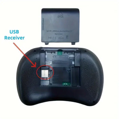 i8 Mini Wireless Keyboard – 2.4G, Touchpad, 7-Color Backlight, Plug & Play