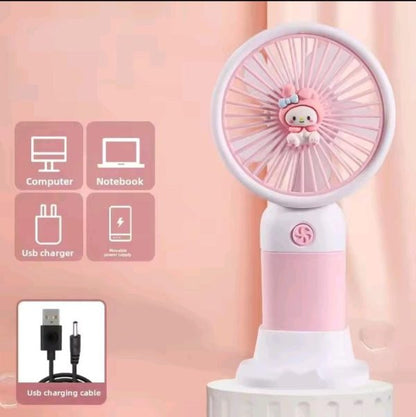 Mini Fruit Cartoon Fan – Portable Handheld