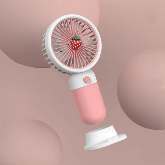 Mini Fruit Cartoon Fan – Portable Handheld