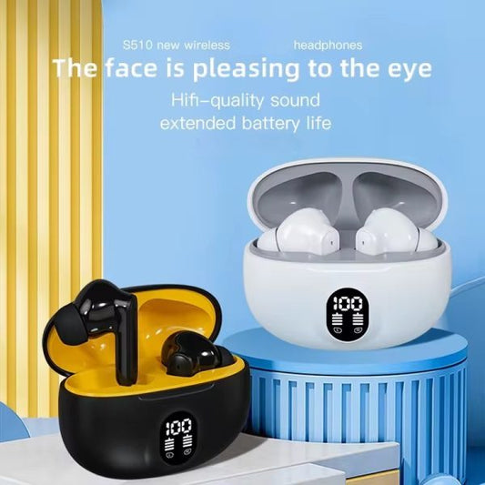 895B Stereo Earbuds – Bluetooth 5.3, Type-C Fast Charging
