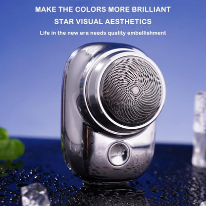 Mini Shave Portable Shaver Wet and Dry Men Is USB Rechargeable Shaver.