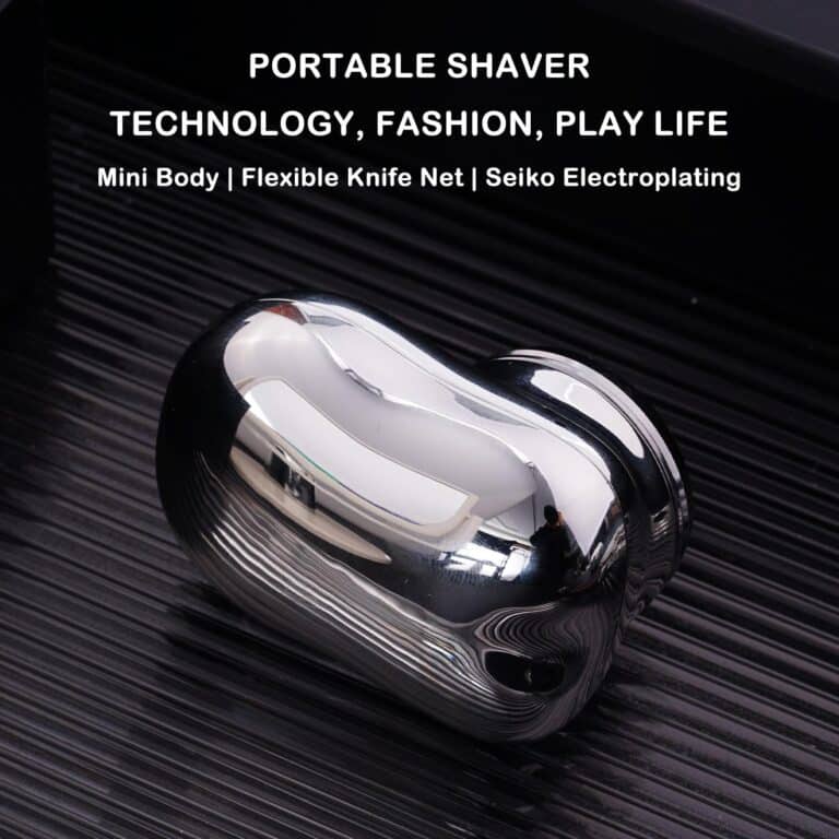 Mini Shave Portable Shaver Wet and Dry Men Is USB Rechargeable Shaver.