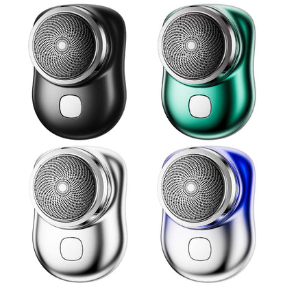 Mini Shave Portable Shaver Wet and Dry Men Is USB Rechargeable Shaver.
